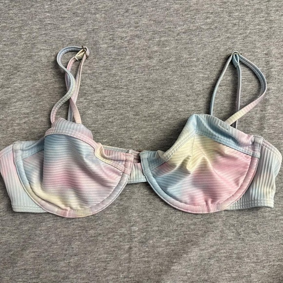 Hollister Other - Hollister Pastel tie-dye bikini top size small in Pink